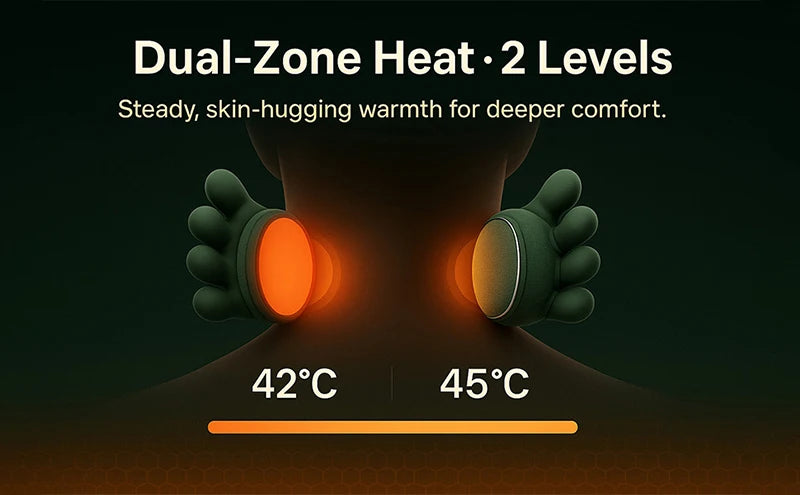 Bionic N7 Cervical Massager Pillow – Deep Tissue Kneading for Neck, Back & Legs